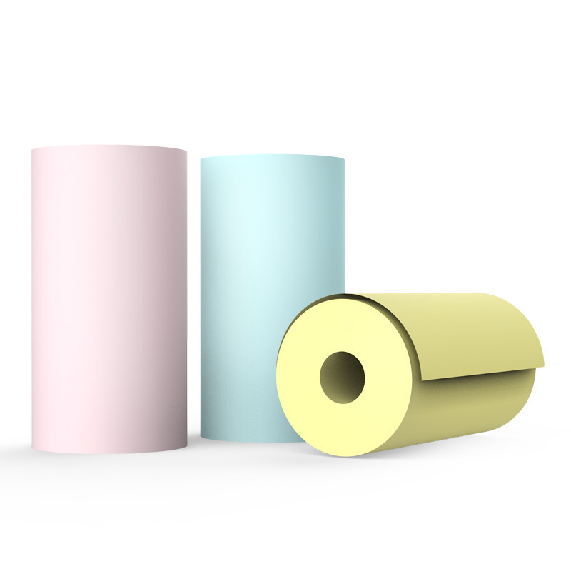 Impresora de errores de papel de impresión adhesivo 57X25 sin núcleo de papel de recibo de supermercado para llevar papel de impresión adhesivo