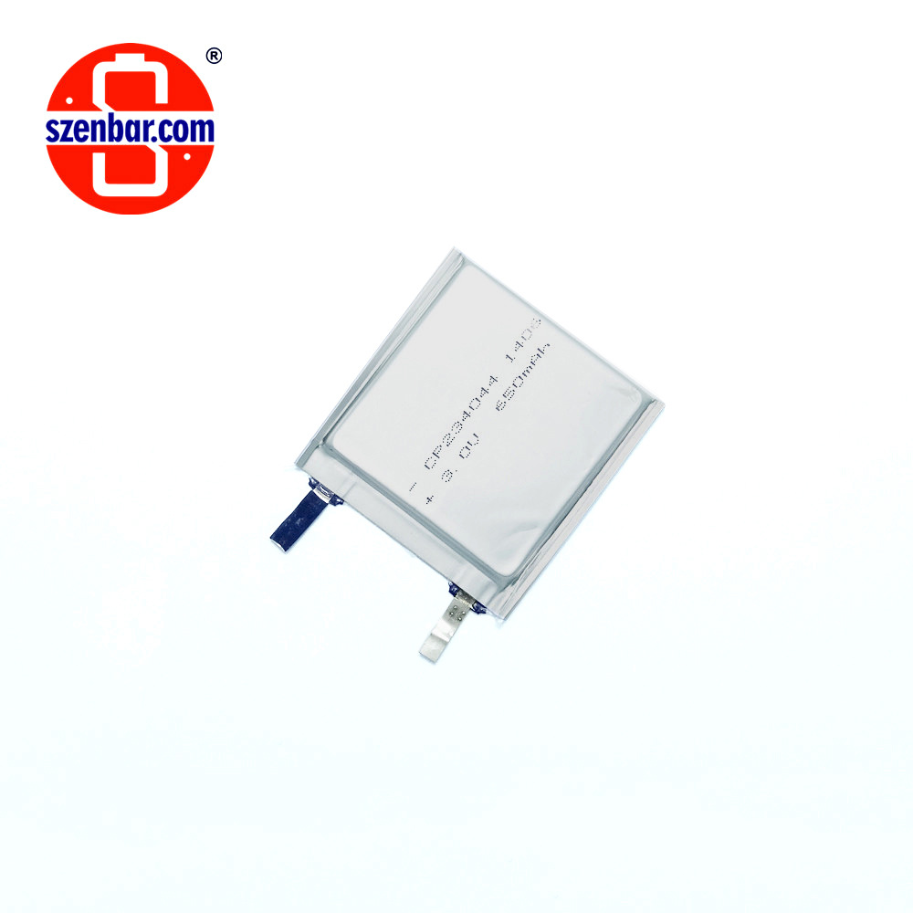 厂家制造CP234044 650MAH 3V  异型轻薄软包锂锰电池
