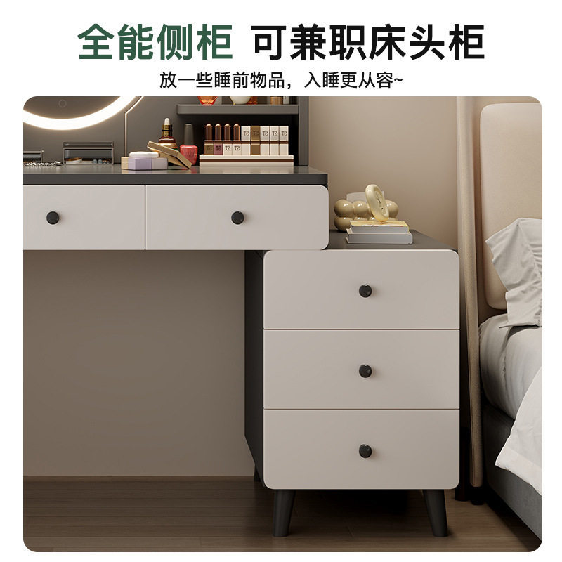 2026 nuevo estilo personalizado simple mesas de cabecera en una mesa de tocador espejo de maquillaje dormitorio image 5