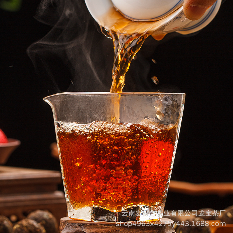 Glutinous Rice Fragrance Small Tuo Tea Pu'er Longzhu Ripe Tea Menghai Pure Pu'er Tea Glutinous Fragrance Mini Tuo Tea 500g
