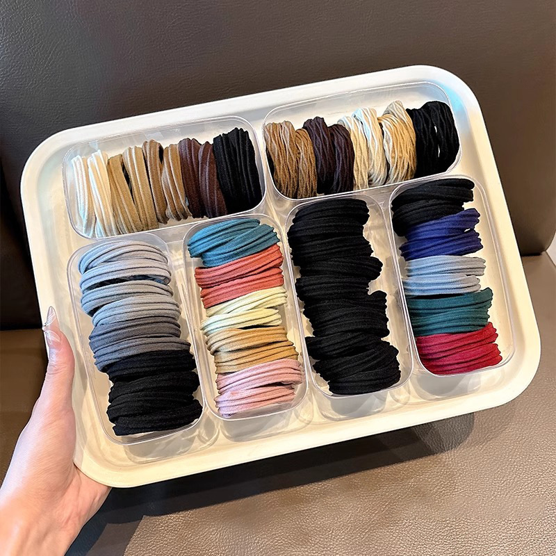 Versión coreana de la cuerda para la cabeza de alta elasticidad y duradera mujer 2024 nueva banda de goma de gama alta todo fósforo lazo para el cabello bola accesorios para el cabello