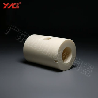 定制氧化铝泵阀套耐磨绝缘工业陶瓷配套高硬度精密黄色陶瓷管加工