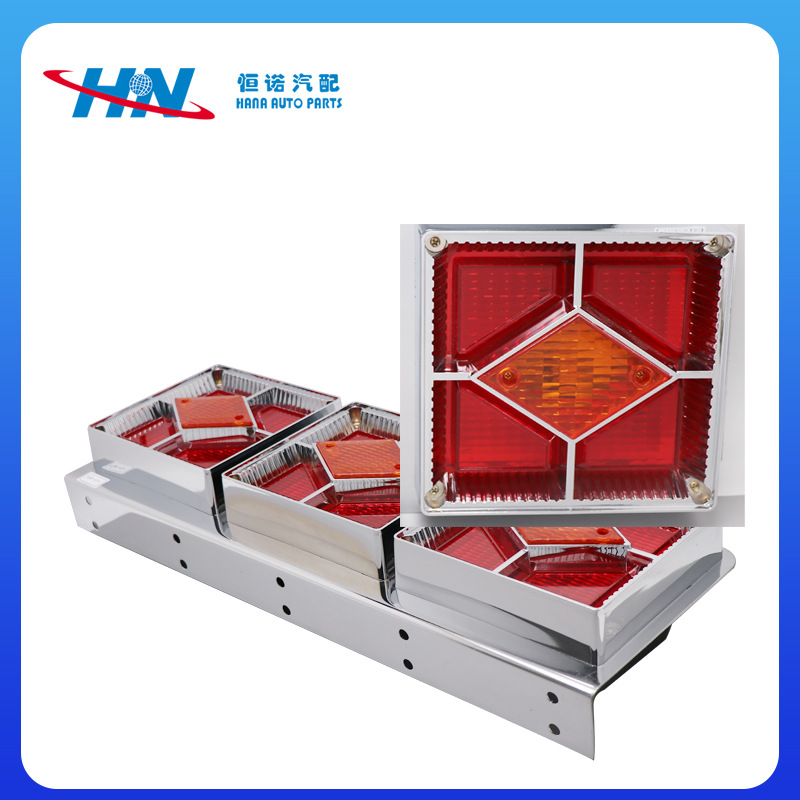 Nueva bombilla luz trasera luz de señal remolque impermeable luz trasera resalte luz trasera LED luz trasera