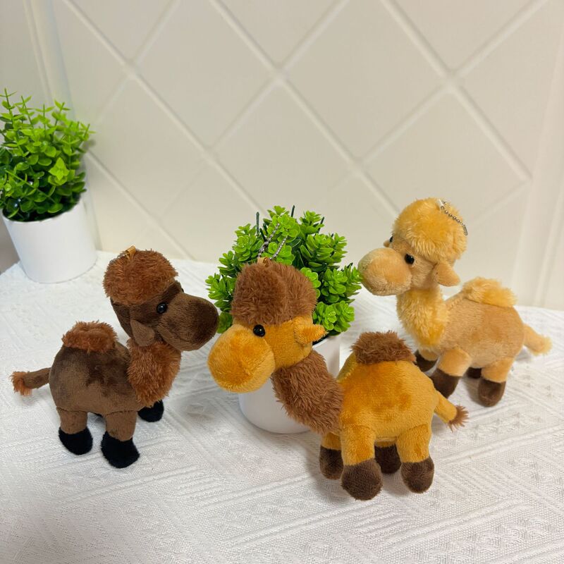 Camel Boutique Pendant Doll Machine Doll Plush Keychain Plush Doll Cute School Bag Pendant Desert Camel