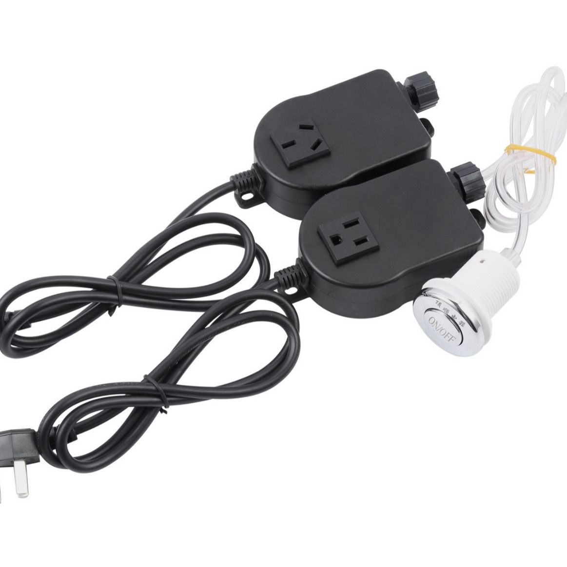 厂家直供食物垃圾处理器外置式气动开关（可选自锁和无锁）