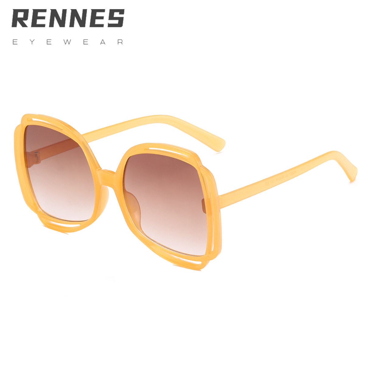 2022 nueva moda europea y americana gafas de sol de Marco grande personalizada Street shot gafas de sol huecas gafas de moda transfronterizas 97105