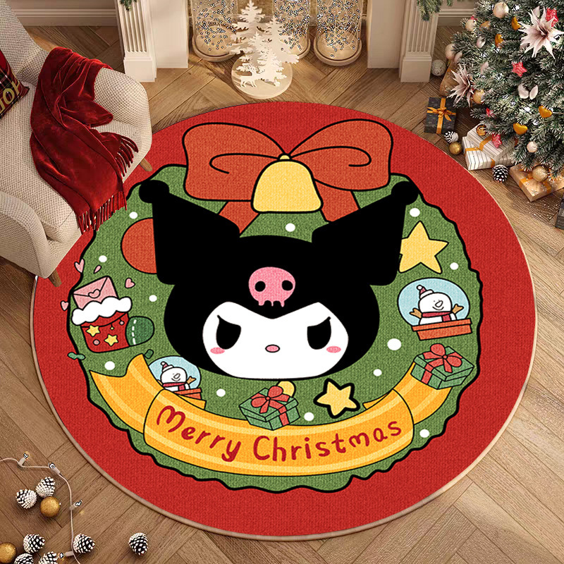国境を越えた丸いクリスマスカーペットは汚れに強いので、クリスタルカーペットのリビングカーペットの秋冬耐摩耗性滑り止めカーペットを管理しやすい|undefined