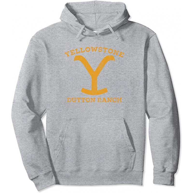 2026 Cross-Border American Tv Series Merchandise Pure Cotton Sweatshirt Yellowstone Yellowstone Merchandise Sweatshirt for Men and Women Couples 2026 Cross-Border American Tv Series Merchandise Pure Cotton Sweatshirt Yellowstone Yellowstone Merchandise Sweatshirt for Men and Women Couples