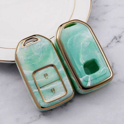 City Car Key Cover, Car key bag - a-two-key-jade