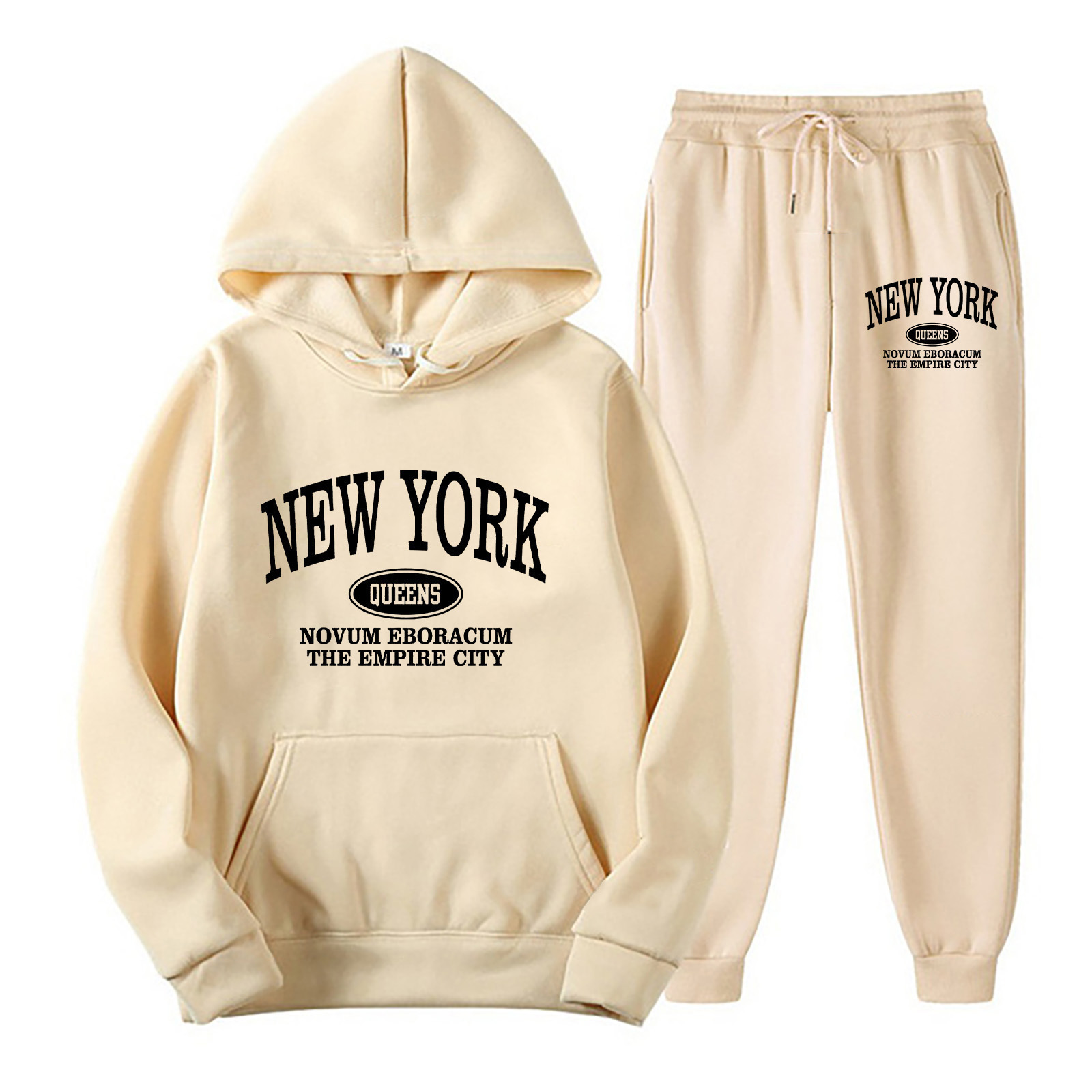 Herren Kapuzenpullover Und Jogginghose Set Sport Freizeit Outfit_voghion.com