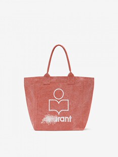 Capacious shopping bag with zipper for men and women for leisure to go out, with embroidery