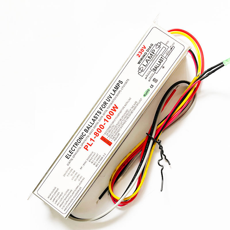Manufacturers wholesale electronic ballast PL1-800-100W electronic ballast UV germicidal lamp ballast Manufacturers wholesale electronic ballast PL1-800-100W electronic ballast UV germicidal lamp ballast