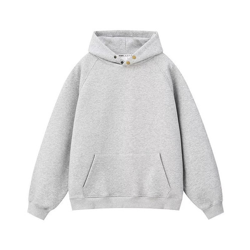 Couple's Hooded Sweatshirt Heavyweight 480 Autumn Winter Solid Color Simple Sweatshirt for Couples Men and Women Trend Brand Top Coat