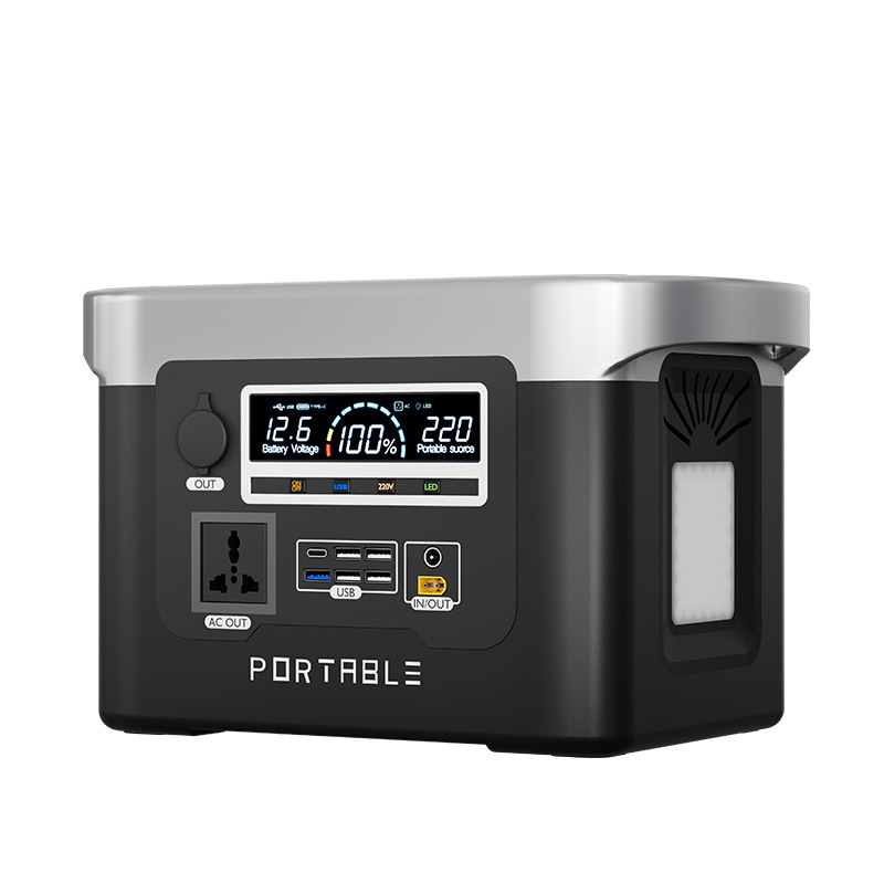 Fuente de alimentación móvil al aire libre 220V2000W batería de gran capacidad puesto de campamento autónomo fuente de alimentación de almacenamiento de energía de emergencia para el hogar