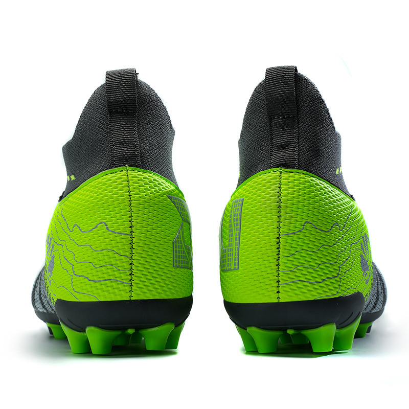 ShoeGlobe Cross-Border New Men And Women Students Long High-Top Broken Spikes Grass Training Football Shoes For Teenagers In Stock_voghion.com