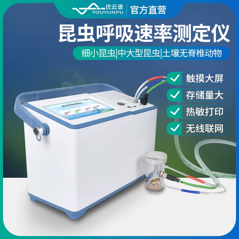 Измеритель частоты дыхания насекомых, анализатор интенсивности дыхания пчел и пауков, измеритель дыхательного метаболизма