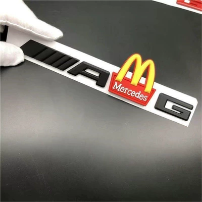 Mercedes-Benz C-Class, E-Class, and S-Class modified Car logo - standard-amg