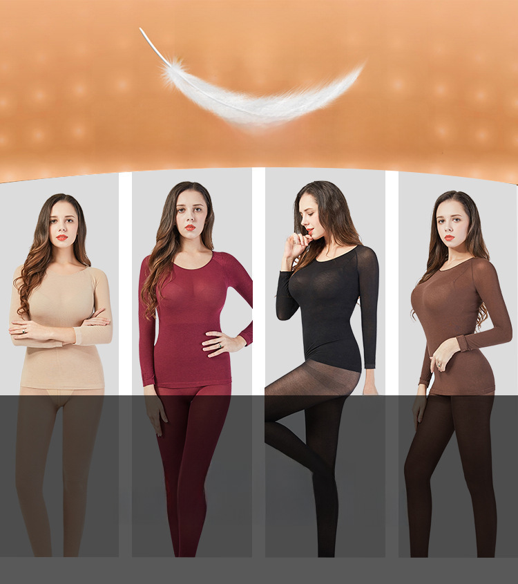 37 Grad konstante Temperatur Heizung Thermo-Unterwäsche Damen Herbst ultradünne nahtlose schlanke Körper Schönheit Bodenbildung Herbst Kleidung Herbst Hosen se_voghion.com
