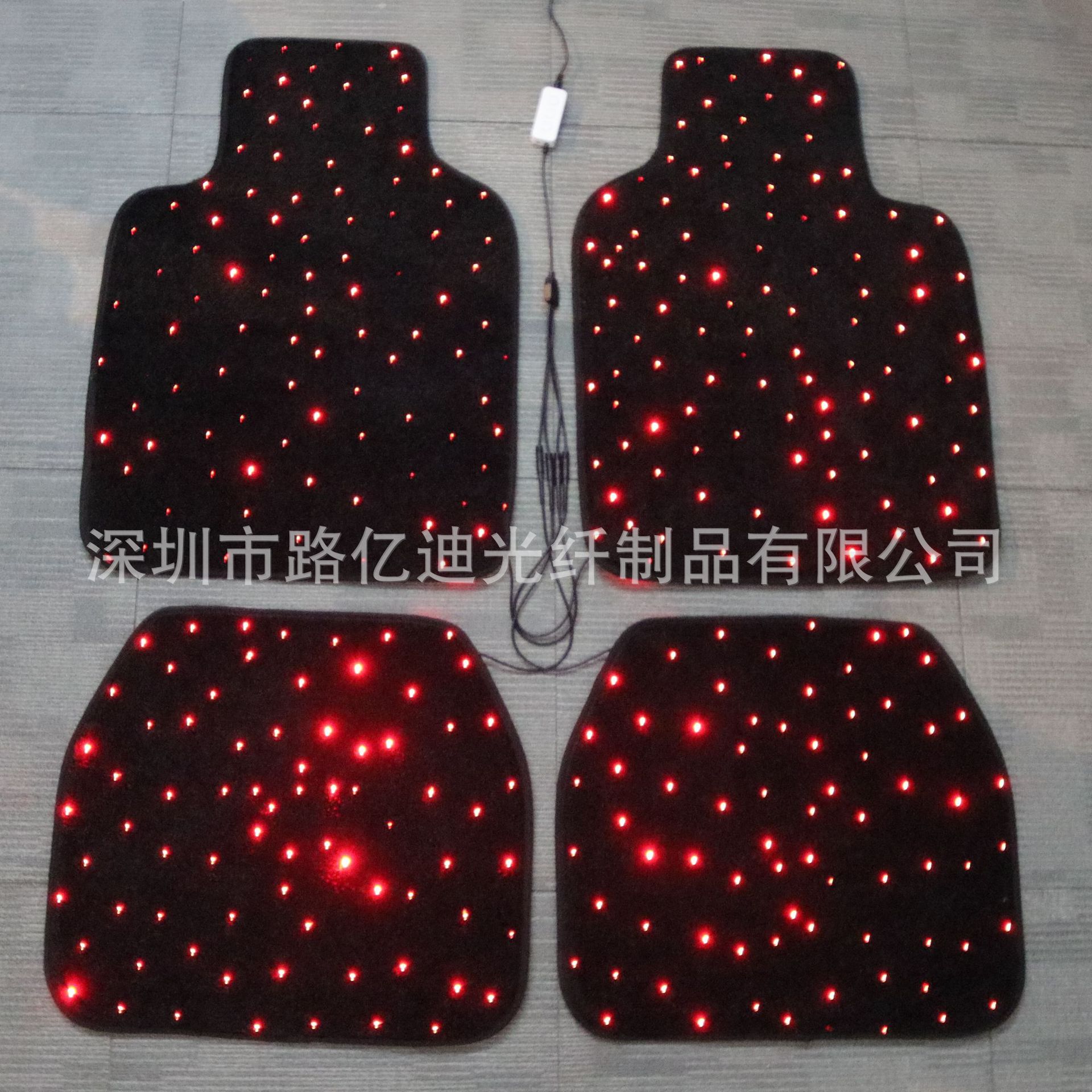 Car Starry Sky Carpet USB Powered Multi-Color Atmosphere Light Suitable for Universal Models Can Be Controlled with App Music Mode
