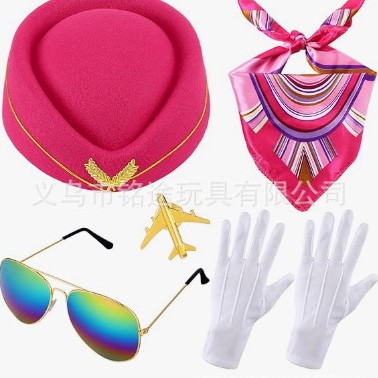 Nueva fiesta de vacaciones Cosplay policía espectáculo vestido esposado juego de rol de cigarrillos marinero azafata de vuelo