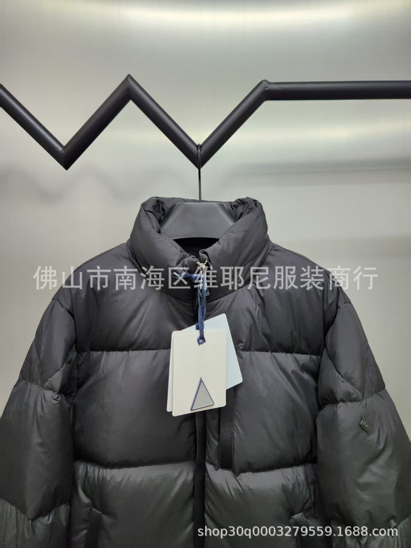 高版本NFC芯片M家皮标加厚羽绒服立领隐藏帽秋冬保暖机能百搭外套|undefined