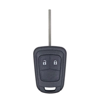 Suitable for Chevrolet 2/3 button straight car remote key replacement shell (1277/1278) (Car Keys) - standard-2-keys