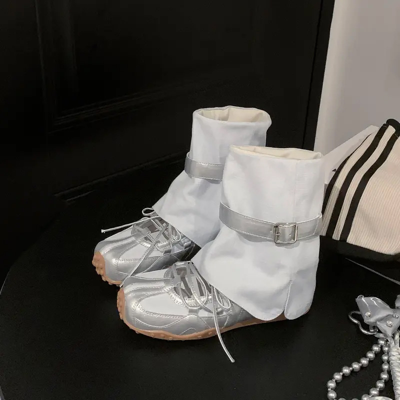 ファッショナブルなレトロなスクエアトゥパンツ、トレーニングシューズ、浅いクロスストラップカジュアルシューズ、女性用サマーバレエスタイルメリージェーンシューズ|undefined