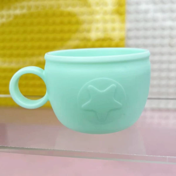 Star light green small bowl lid