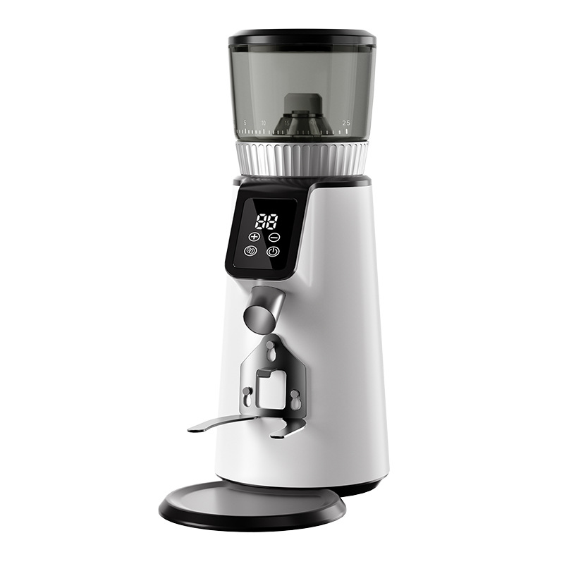 Molinillo de Café Eléctrico Cuantitativo de Plástico, Automático y Ajustable, para Hogar y Comercio