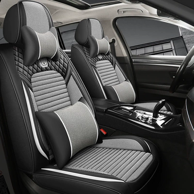 Four Seasons Pad: Leather Car Seat Cushion, Universal