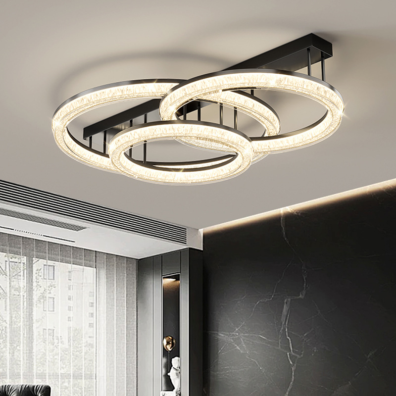 [Selección estricta] sala de estar minimalista italiana atmósfera doméstica de espectro completo para proteger los ojos en 2025 nuevo techo moderno y simple