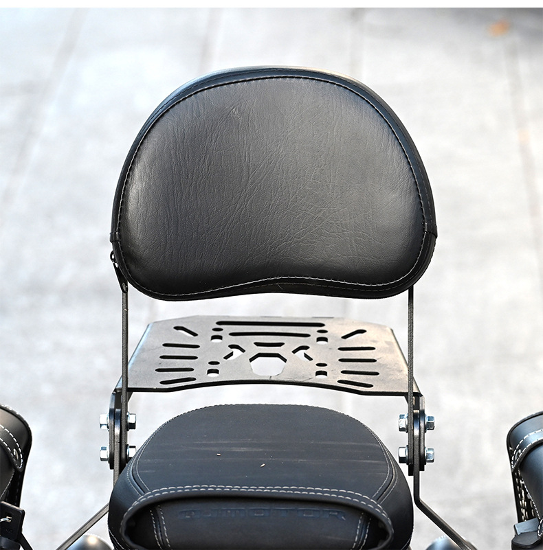 Suitable for Benda Graystone 707 Rear Backrest Shelf Passenger Backrest Motorcycle Rear Seat Rear Luggage Rack Modification