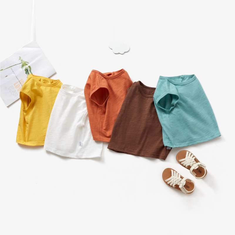 Summer children's cotton thin T-shirt