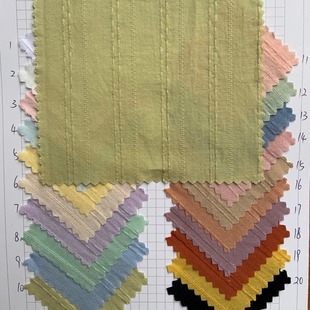 Spring and Summer New Cotton Jacquard Strip Woven Yarn-dyed Fabric Children's Wear Women's Fashion Jacquard Fabric