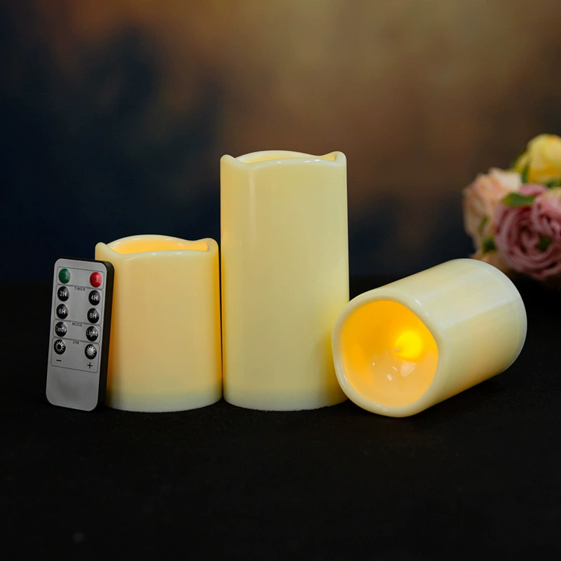 [Старый клиент] Светодиодная свеча, искусственная цифровая свеча, уличная водонепроницаемая пластиковая свеча с дистанционным управлением, композиция на день рождения, свадьбу