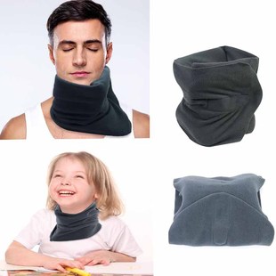 Neck Pillow Travel U-Shaped Pillow Aircraft High-Speed Rail Car Neck Pillow Outdoor Portable Sponge Polar Fleece U-Shaped Pillow