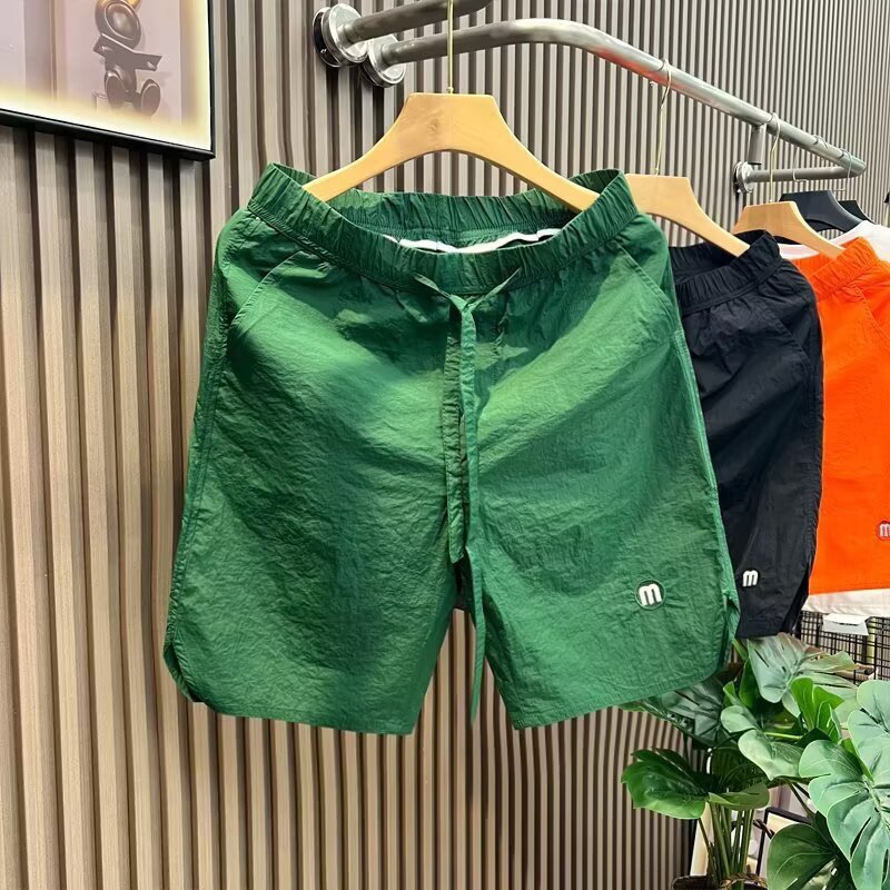 Men's Summer Trendy Beach Shorts Multi-Color Retro Style For Teenagers_voghion.com