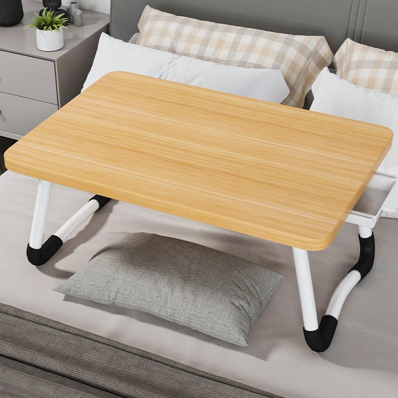 Computer desk for bedroom, portable and foldable, suitable for use on bed, laptop table, simple bay window coffee table