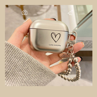 Ins Love Bracelet Suitable for airpods4 Generation Protective Case Simple Second Generation 3 Generation Pro2 Apple Bluetooth Earphone Case