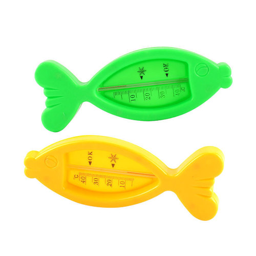 Cute little fish-shaped baby bath water thermometer, fish-shaped thermometer, wet and dry thermometer