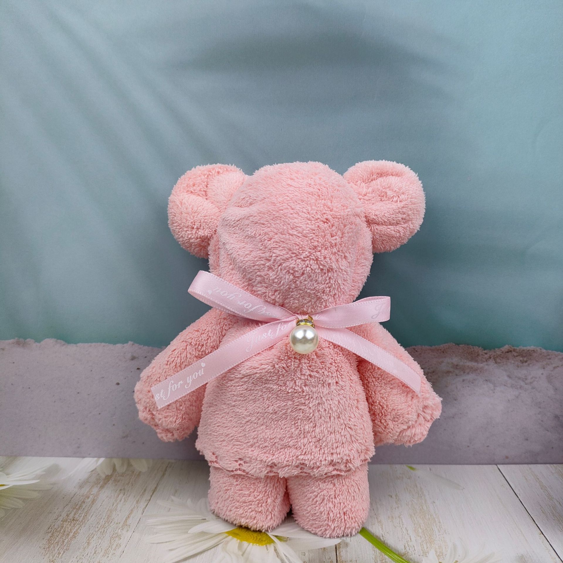 산호 양털 핑크 진주