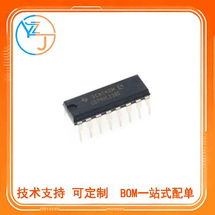 全新 CD74HC238E DIP-16  3-至-8线路译码器/信号分离器