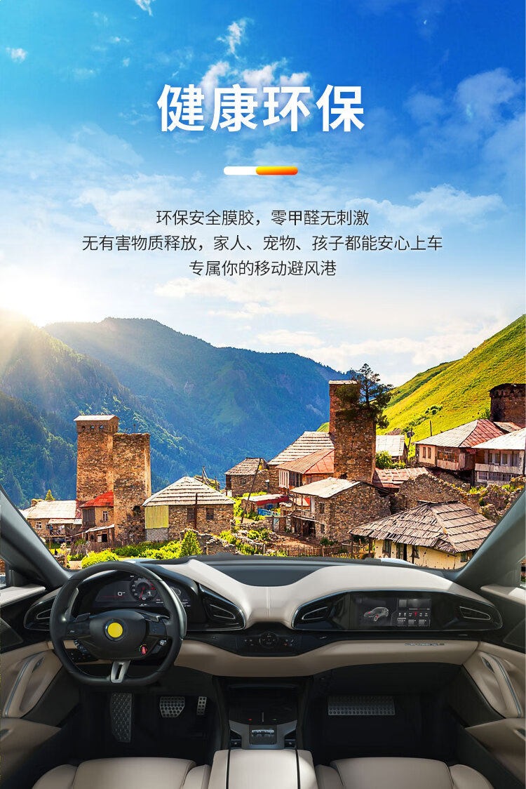 Llumar Car Window Film Sun Protection Heat Insulation Explosion-Proof Front Windshield Side Rear Driver's Privacy Film Single Area