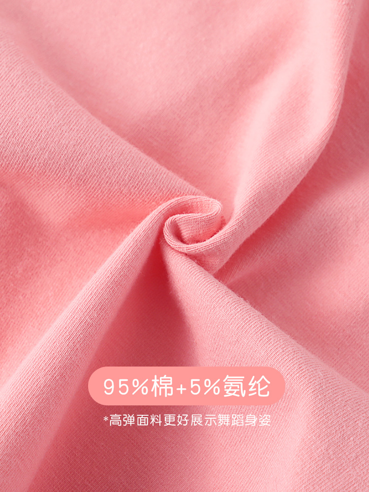 Ropa de baile para niños ropa de práctica ropa de baile para Niños Niñas Ropa de Ballet manga corta manga de soplo entrepierna abierta danza China