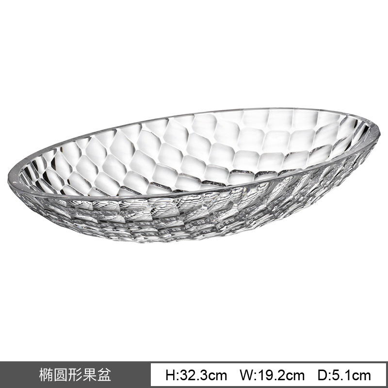 Caja de regalo con plato de frutas de cristal estilo bohemio, regalo de boda para el Año Nuevo Chino, decoración de lujo para sala de estar, estilo checo. image 7