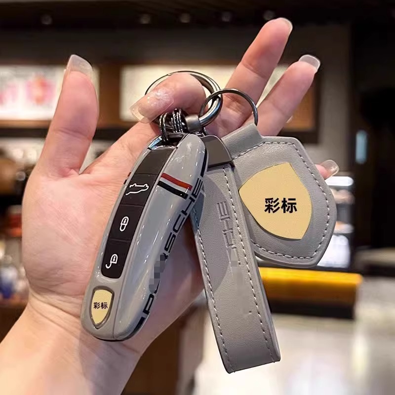 모델 B 트랙 그레이 [싱글 쉘] + 천연 가죽 방패 + 가죽 로프