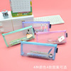 Transparent triangular pencil case for pencils for elementary school students, Korean style