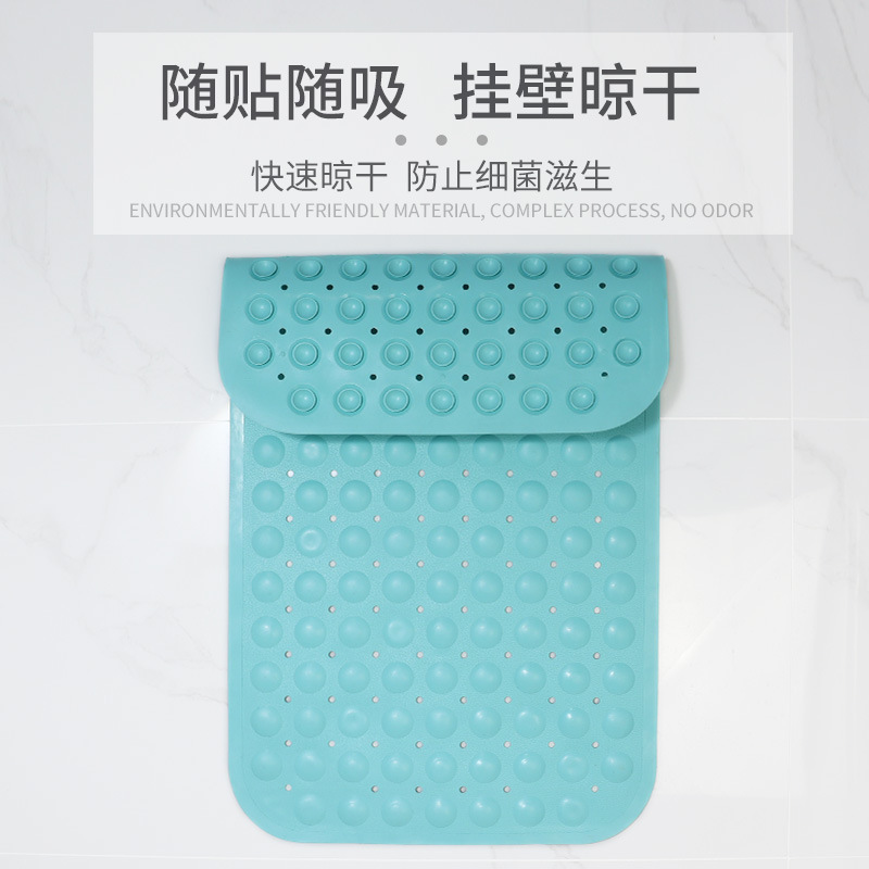 Venta caliente transfronteriza Hotel venta al por mayor agujero de burbuja baño antideslizante estera TPE ducha alfombra de piso gran ventosa alfombra de piso