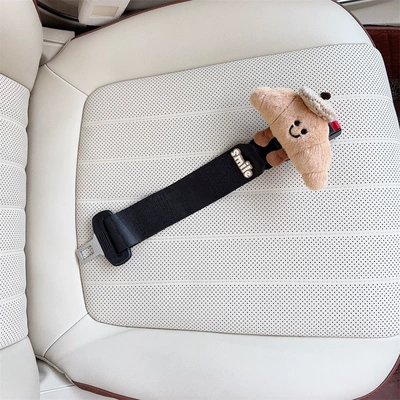 seat abdominal support and anti-collision device – Car seat belt - black-anti-strangling-safety-belt-for-pregnant-women-croissant-brown-beret