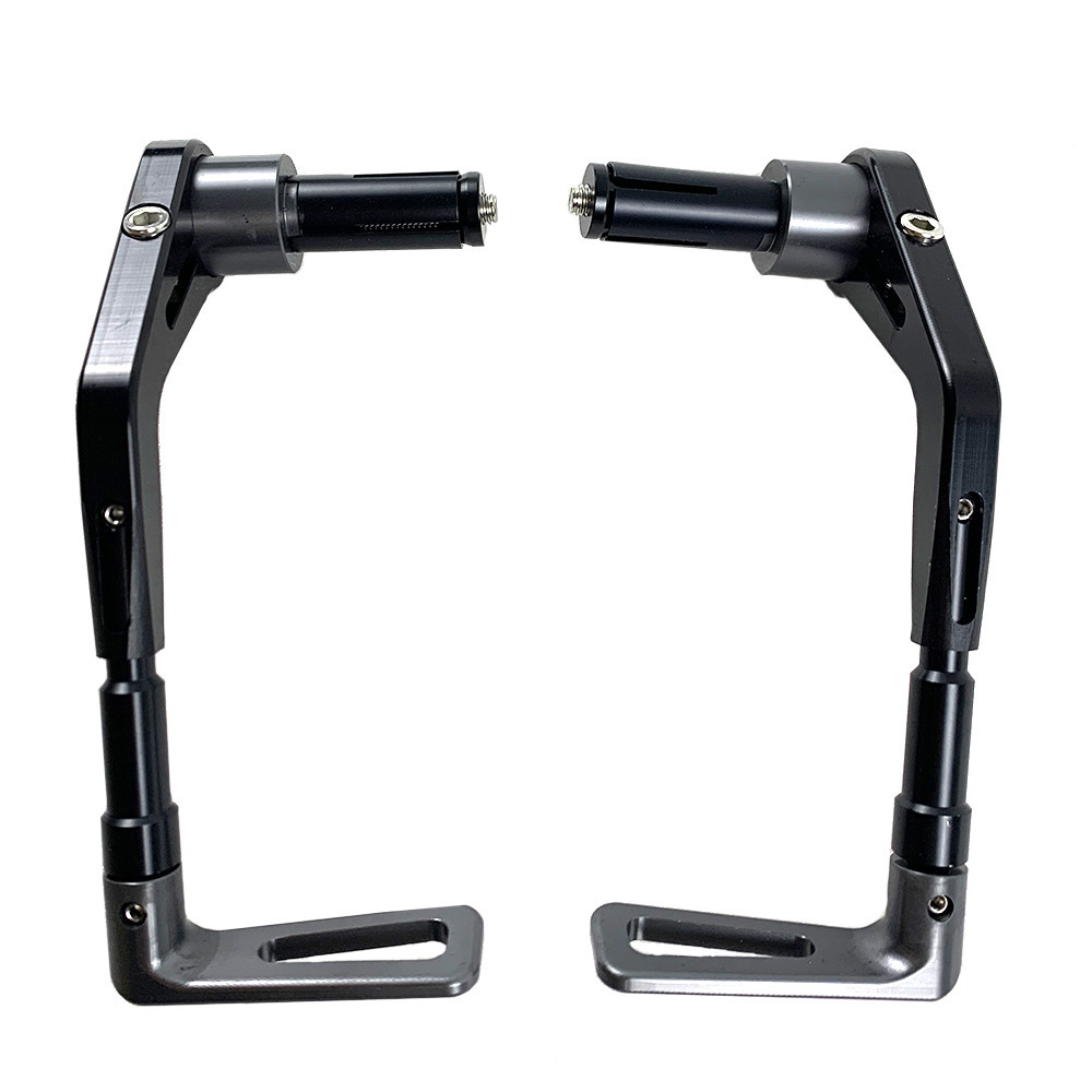 Cross-Border Universal Motorcycle Modified Brake Guard, Aluminum Alloy Horn-Shaped Handguard, Anti-Fall Protection Bar, Adjustable